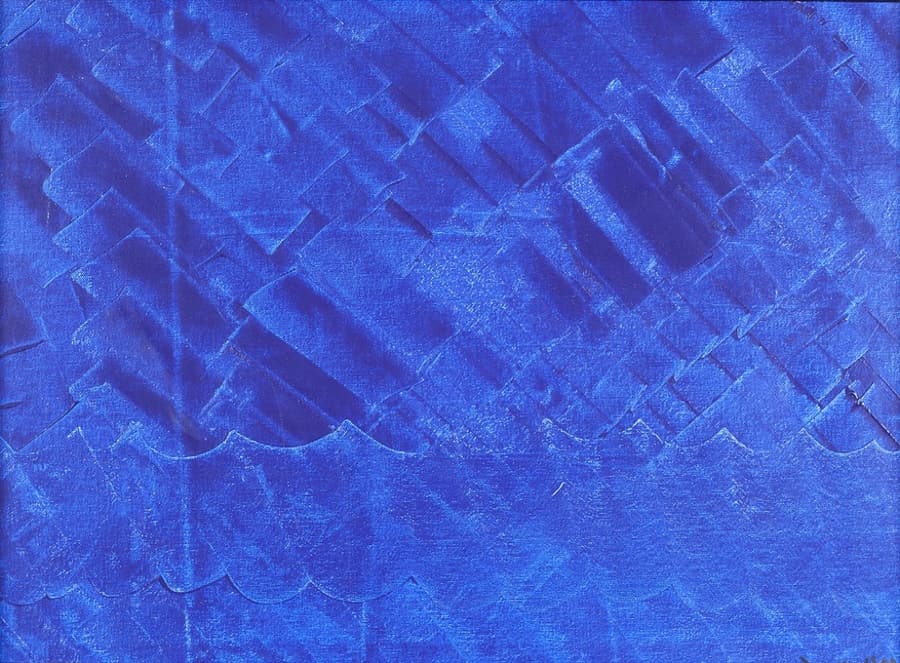 Ocean Blue — abstract acrylic painting